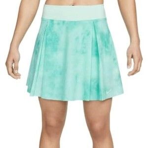 NIKE Dri-Fit Club Golf Skirt Skort Womens L Mint Foam Lightweight Stretch NEW